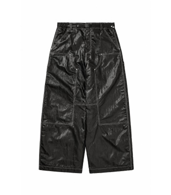 Dimito Coated Double Knee Pants-Wide Fit 滑雪褲 - Black