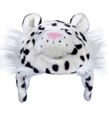 CrazeeHeads  Zippy the Snow Leopard 安全帽套 