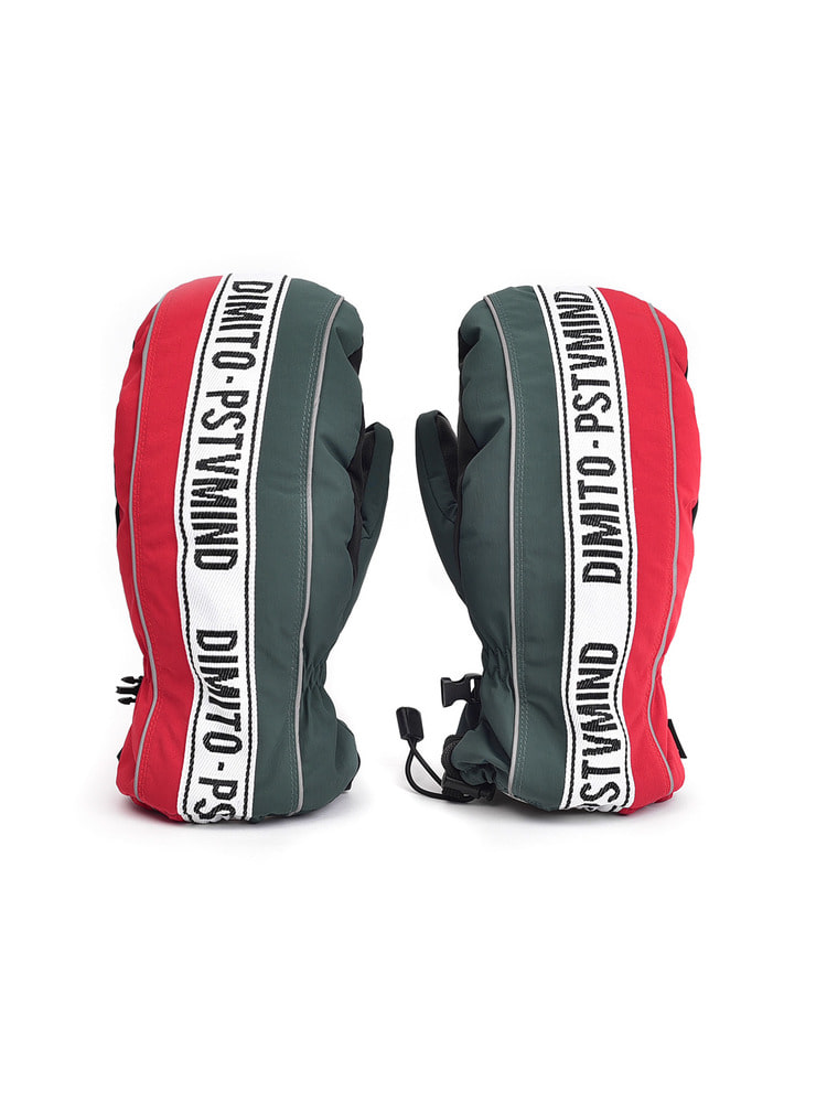 DIMITO NY TAPE MITTEN RED Mサイズ DIMITO NY TAPE MITTEN RED Mサイズ